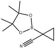 Cyclopropanecarbonitrile, 1-(4,4,5,5-tetramethyl-1,3,2-dioxaborolan-2-yl)-,2186639-99-4,结构式