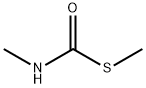 Carbamothioic acid, N-methyl-, S-methyl ester Structure