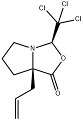 1H,3H-Pyrrolo[1,2-c]oxazol-1-one, tetrahydro-7a-2-propen-1-yl-3-(trichloromethyl)-, (3R,7aR)-