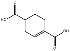 1-Cyclohexene-1,4-dicarboxylic acid,2205-27-8,结构式