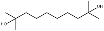 2,9-ジメチルデカン-2,9-ジオール 化学構造式