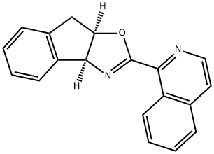 8H-Indeno[1,2-d]oxazole, 3a,8a-dihydro-2-(1-isoquinolinyl)-, (3aS,8aR)- Structure