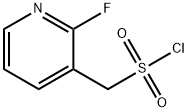 3-Pyridinemethanesulfonyl chloride, 2-fluoro- 结构式