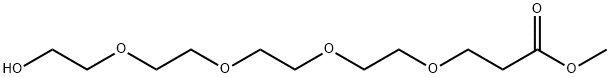 Hydroxy-PEG4-methyl ester Structure