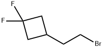 Cyclobutane, 3-(2-bromoethyl)-1,1-difluoro-,2229266-35-5,结构式