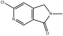 6-氯-2-甲基-1H-吡咯并[3,4-C]吡啶-3(2H)-酮, 2230012-15-2, 结构式