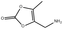 1,3-Dioxol-2-one, 4-(aminomethyl)-5-methyl- Struktur