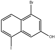 2-Naphthalenol, 4-bromo-8-iodo-,2234322-66-6,结构式