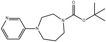 1H-1,4-Diazepine-1-carboxylic acid, hexahydro-4-(3-pyridinyl)-, 1,1-dimethylethyl ester