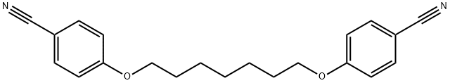 Benzonitrile, 4,4'-[1,7-heptanediylbis(oxy)]bis- Structure