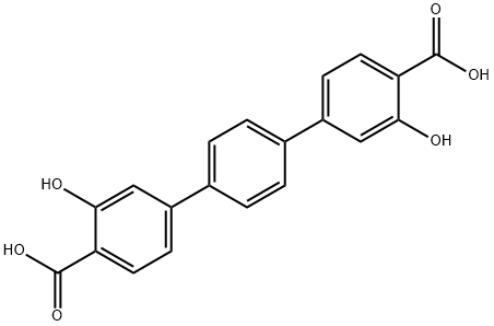 3,3"-dihydroxy-[1,1':4',1"-terphenyl]-4,4"-dicarboxylic acid Structure