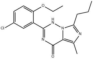 Imidazo[5,1-f][1,2,4]triazin-4(1H)-one, 2-(5-chloro-2-ethoxyphenyl)-5-methyl-7-propyl-