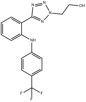 2H-Tertrazol2-2-ethanol, 化学構造式