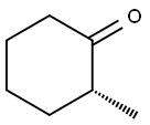 Cyclohexanone, 2-methyl-, (2R)- 化学構造式
