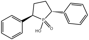 Phospholane, 1-hydroxy-2,5-diphenyl-, 1-oxide, (2R,5R)- Structure