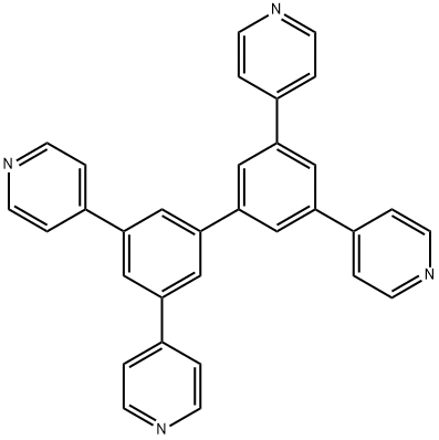 3,3',5,5'-tetra(pyridin-4-yl)-1,1'-biphenyl Struktur