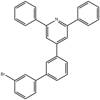 4-(3'-溴-[1,1'-联苯]-3-基)-2,6-二苯基吡啶,2267999-94-8,结构式