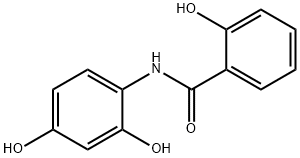 Benzamide, N-(2,4-dihydroxyphenyl)-2-hydroxy- Struktur