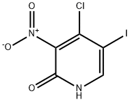 4-chloro-5-iodo-3-nitro-1,2-dihydropyridin-2-one Structure