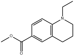 Methyl 1-ethyl-1,2,3,4-tetrahydroquinoline-6-carboxylate, 2288709-86-2, 结构式