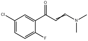 (2E)-1-(5-Chloro-2-fluorophenyl)-3-(dimethylamino)prop-2-en-1-one Structure