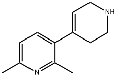 3,4′-Bipyridine, 1′,2′,3′,6′-tetrahydro-2,6-dimethyl- Structure