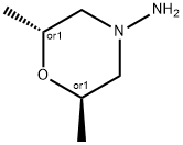 4-Morpholinamine,2,6-dimethyl-,(2R,6R)-rel-(9CI) Structure