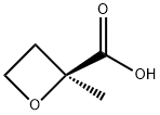 2-Oxetanecarboxylic acid, 2-methyl-, (2S)- Structure