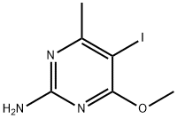 5-Iodo-4-methoxy-6-methylpyrimidin-2-amine Struktur