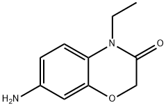 7-アミノ-4-エチル-2H-1,4-ベンゾキサジン-3(4H)-オン HYDROCHLORIDE 化学構造式