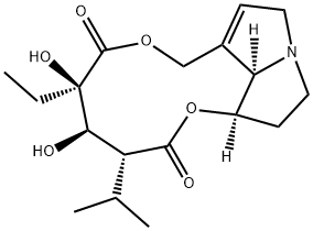 12-Ethyl-14,19-dihydro-12ξ,13ξ-dihydroxy-19-methyl-17,18-dinorcrotalanan-11,15-dione Structure