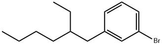Benzene, 1-bromo-3-(2-ethylhexyl)- Structure