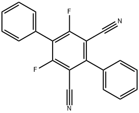 [1,1':4',1''-Terphenyl]-2',6'-dicarbonitrile, 3',5'-difluoro- Structure