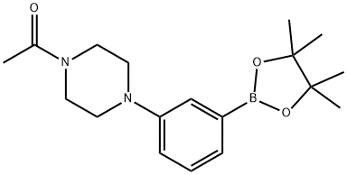 Ethanone, 1-[4-[3-(4,4,5,5-tetramethyl-1,3,2-dioxaborolan-2-yl)phenyl]-1-piperazinyl]-,2361224-68-0,结构式