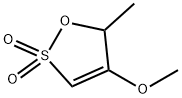 5H-1,2-Oxathiole, 4-methoxy-5-methyl-, 2,2-dioxide Structure