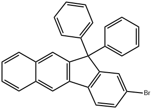 11H-Benzo[b]fluorene, 2-bromo-11,11-diphenyl- 化学構造式