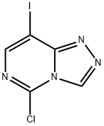1,2,4-Triazolo[4,3-c]pyrimidine, 5-chloro-8-iodo- 化学構造式