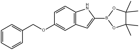 5-Benzyloxy-1H-indole-2-boronic acid picol ester,2379560-79-7,结构式