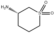 (S)-1,1-DIOXO-HEXAHYDRO-1L6-THIOPYRAN-3-YLAMINE,2381123-27-7,结构式