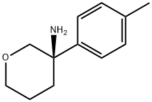 2H-Pyran-3-amine, tetrahydro-3-(4-methylphenyl)-, (3R)-,2382365-93-5,结构式
