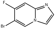 6-溴-7-氟咪唑并[1,2-A]吡啶,2387000-66-8,结构式