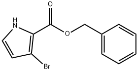 1H-Pyrrole-2-carboxylic acid, 3-bromo-, phenylmethyl ester,2387596-41-8,结构式