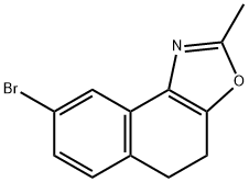 Naphth[1,2-d]oxazole, 8-bromo-4,5-dihydro-2-methyl- 化学構造式