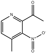 1-(4-甲基-3-硝基吡啶-2-基)乙-1-酮 结构式