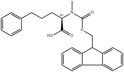 (R)-2-[Fmoc(methyl)amino]-5-phenylpentanoic acid,2407462-92-2,结构式