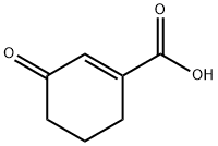 1-Cyclohexene-1-carboxylic acid, 3-oxo- Structure