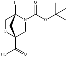 2-Oxa-5-azabicyclo[2.2.1]heptane-1,5-dicarboxylic acid, 5-(1,1-dimethylethyl) ester, (1R,4R)-|