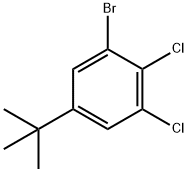 1-Bromo-5-(tert-butyl)-2,3-dichlorobenzene Struktur