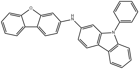 9H-Carbazol-2-amine, N-3-dibenzofuranyl-9-phenyl-,2410401-58-8,结构式
