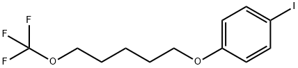 1-iodo-4-((5-(trifluoromethoxy)pentyl)oxy)benzene 结构式